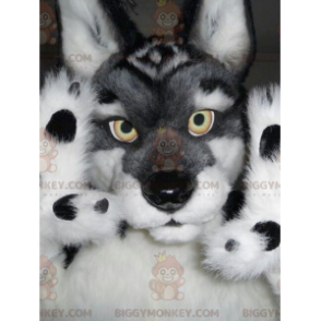 All Furry Wolf Dog BIGGYMONKEY™ Mascottekostuum - Hondenmascottes - BIGGYMONKEY_0600 - BiggyMonkey.com