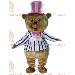 Kostuum bruine teddybeer BIGGYMONKEY™ mascottekostuum -