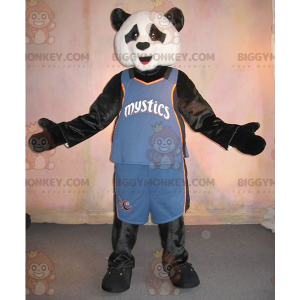Disfraz de mascota BIGGYMONKEY™ Panda blanco y negro Ropa