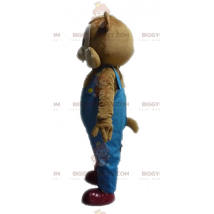 BIGGYMONKEY™ Mascot Costume Brown and Beige Squirrel in