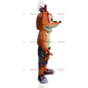 Videospil Famous Crash Bandicoot Fox BIGGYMONKEY™ maskotkostume - Masker berømte mennesker - BIGGYMONKEY_04579 - BiggyMonkey.com
