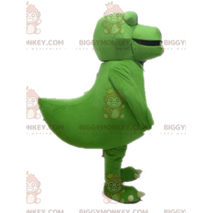 Fantastisk gigantisk grøn dinosaur BIGGYMONKEY™ maskotkostume -