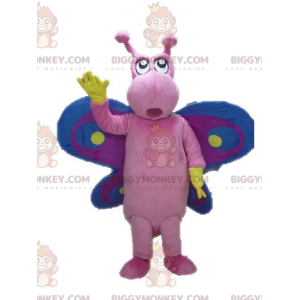 Funny Colorful Pink Purple and Blue Butterfly BIGGYMONKEY™