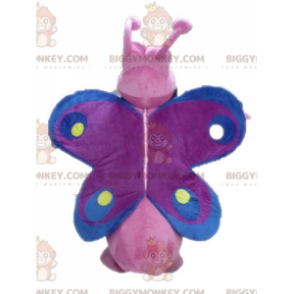 Funny Colorful Pink Purple and Blue Butterfly BIGGYMONKEY™