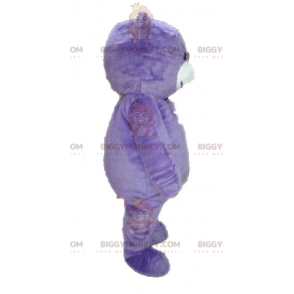 Purple Teddy Bear BIGGYMONKEY™ Mascot Costume. Bear