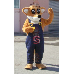 Costume de mascotte BIGGYMONKEY™ de renard orange et blanc en