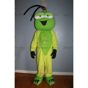 Green and Yellow Insect BIGGYMONKEY™ Mascot Costume -
