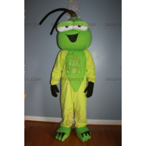 Costume da mascotte BIGGYMONKEY™ insetto verde e giallo -