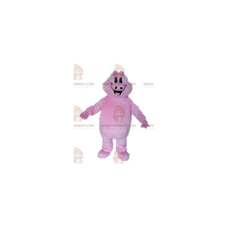 Costume de mascotte BIGGYMONKEY™ de cochon rose géant et