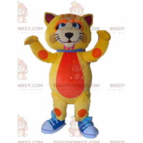 Leuke en kleurrijke grote gele en oranje kat BIGGYMONKEY™
