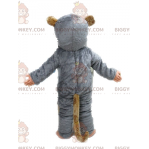 BIGGYMONKEY™ Giant Gray and Brown Rat Mascot Costume. Rodent