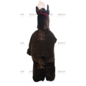 Disfraz de mascota BIGGYMONKEY™ de caballo marrón y tostado