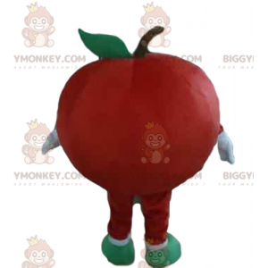 Smiling Giant Red Apple BIGGYMONKEY™ Mascot Costume -