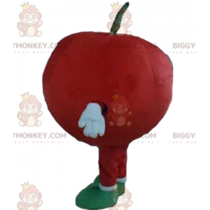 Smiling Giant Red Apple BIGGYMONKEY™ Mascot Costume -