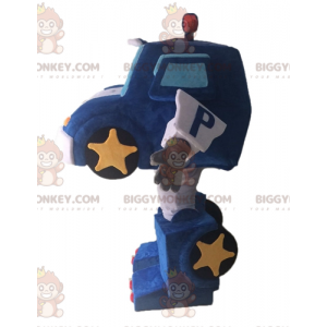 Transformers BIGGYMONKEY™ Maskottchenkostüm. Blaues Auto
