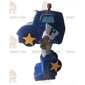 Transformers BIGGYMONKEY™ Maskottchenkostüm. Blaues Auto