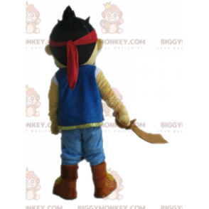 BIGGYMONKEY™ bruin piraat aankleden mascottekostuum - Mascottes voor jongens en meisjes - BIGGYMONKEY_04616 - BiggyMonkey.com