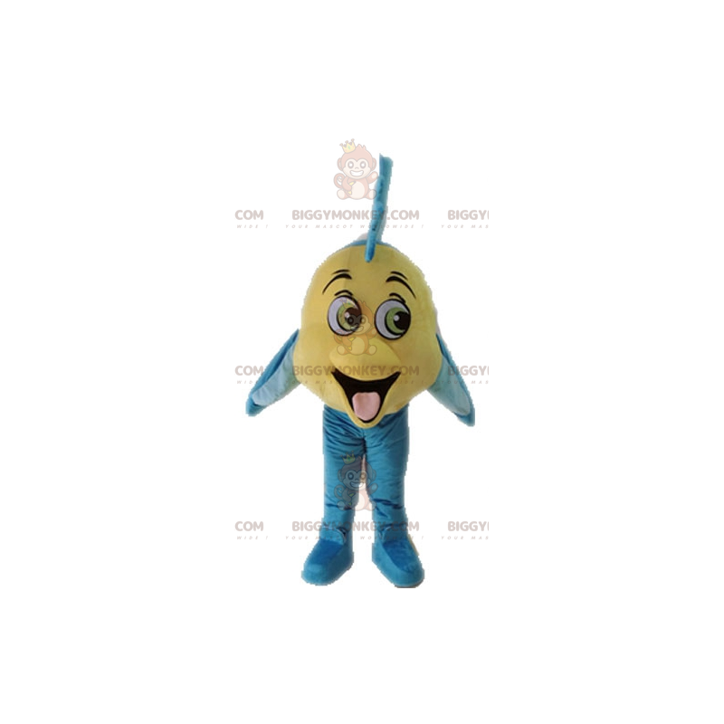 Costume de mascotte BIGGYMONKEY™ de Polochon poisson de la Costume de mascotte BIGGYMONKEY™ de Polochon poisson de la