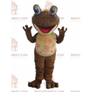 Στολή μασκότ Brown Frog BIGGYMONKEY™. Στολή μασκότ Salamander