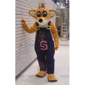 Costume de mascotte BIGGYMONKEY™ de renard orange et blanc en
