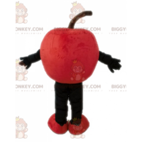 Smiling Giant Red Apple BIGGYMONKEY™ Mascot Costume -