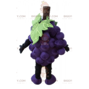 Costume de mascotte BIGGYMONKEY™ de grappe de raisin géante.