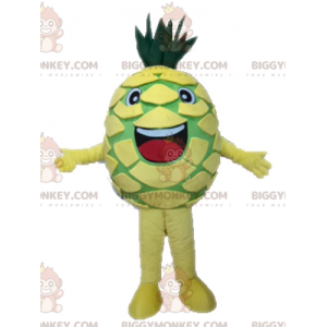 BIGGYMONKEY™ mascot costume of giant yellow and green