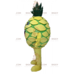 BIGGYMONKEY™ costume da mascotte di ananas gigante giallo e