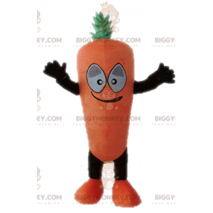 Costume de mascotte BIGGYMONKEY™ de carotte géante. Costume de