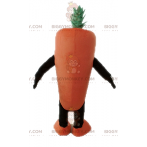 Kæmpe gulerod BIGGYMONKEY™ maskotkostume. Vegetabilsk