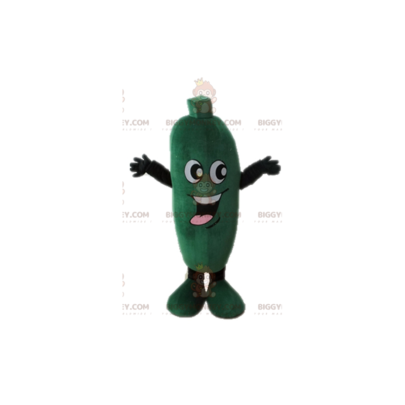 Kostým maskota okurky BIGGYMONKEY™. Kostým maskota obří cukety Kostým maskota okurky BIGGYMONKEY™. Kostým maskota obří cukety