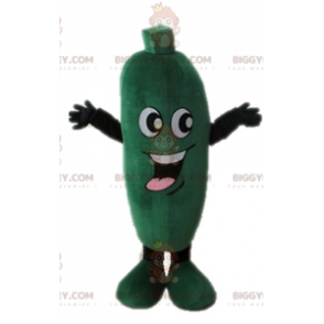 Costume da mascotte BIGGYMONKEY™ di cetriolo. Costume da