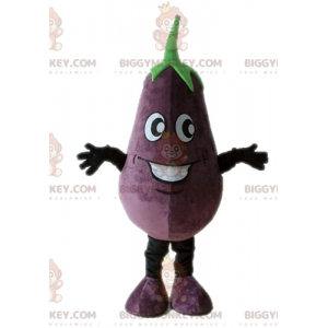 Riesige Aubergine BIGGYMONKEY™ Maskottchenkostüm. Gemüse