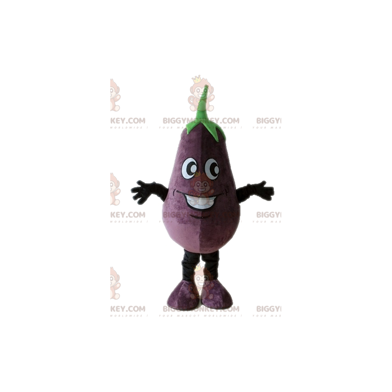 Disfraz de mascota berenjena gigante BIGGYMONKEY™. Disfraz de Disfraz de mascota berenjena gigante BIGGYMONKEY™. Disfraz de