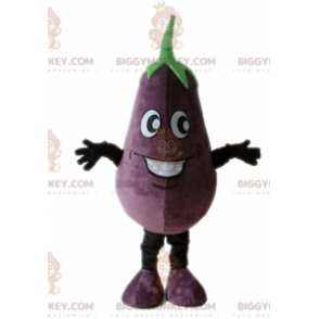 Riesige Aubergine BIGGYMONKEY™ Maskottchenkostüm. Gemüse