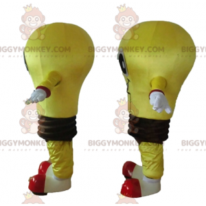 2 BIGGYMONKEY™ mascotte di bulbi giganti gialli e marroni -