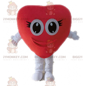 Disfraz de mascota gigante de corazón rojo BIGGYMONKEY™.