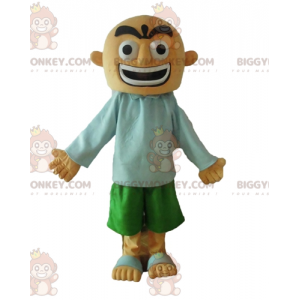 Costume da mascotte uomo calvo feroce BIGGYMONKEY™ -