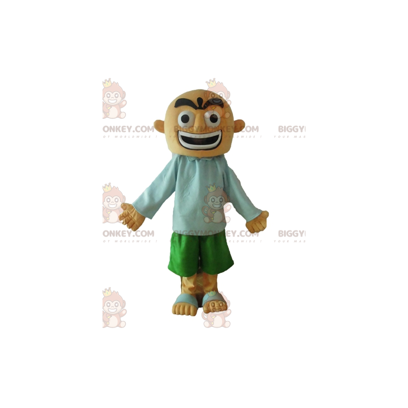 Traje de mascote de homem careca feroz BIGGYMONKEY™ – Traje de mascote de homem careca feroz BIGGYMONKEY™ –