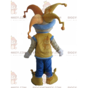 Στολή μασκότ King Jester BIGGYMONKEY™ με πολύχρωμη στολή - Μη ταξινομημένες μασκότ - BIGGYMONKEY_04645 - BiggyMonkey.com