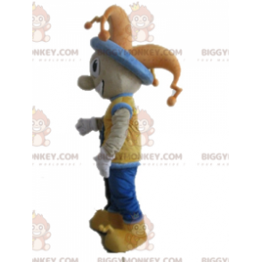 Στολή μασκότ King Jester BIGGYMONKEY™ με πολύχρωμη στολή - Μη ταξινομημένες μασκότ - BIGGYMONKEY_04645 - BiggyMonkey.com