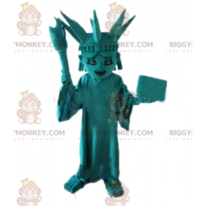 Statue of Liberty BIGGYMONKEY™ mascot costume. American