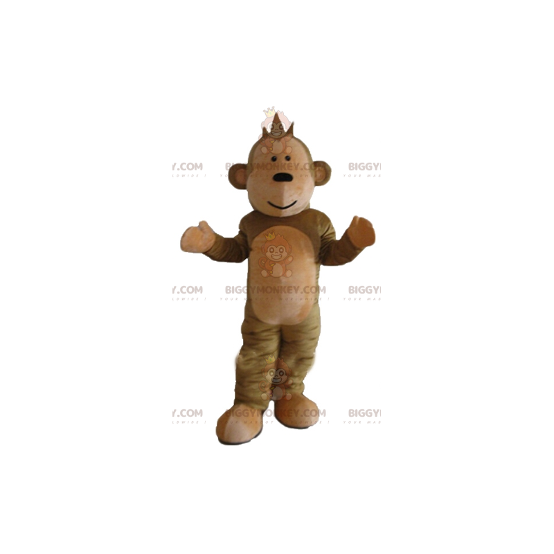 Simpatico e morbido costume mascotte scimmia BIGGYMONKEY™ Simpatico e morbido costume mascotte scimmia BIGGYMONKEY™