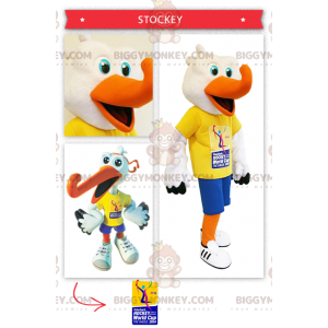 Hockey Fan Stork BIGGYMONKEY™ Mascot Costume - Biggymonkey.com