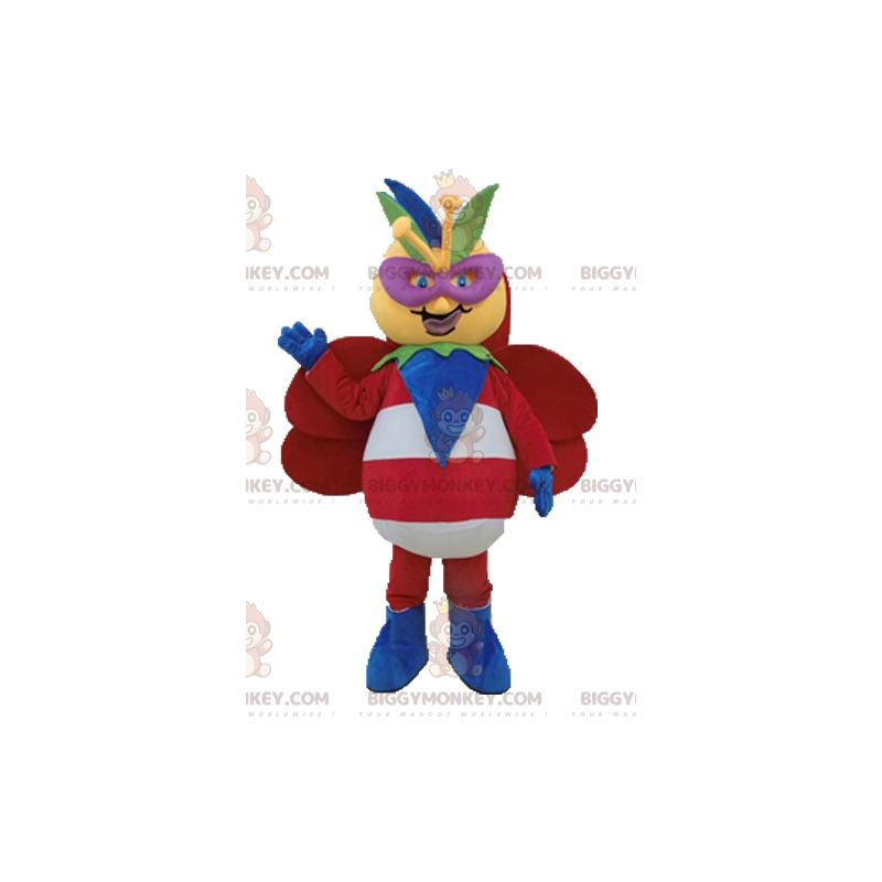 Fantasia de mascote gigante colorida original borboleta Fantasia de mascote gigante colorida original borboleta