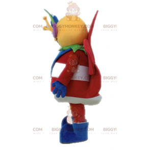 Kæmpe original farverig sommerfugl BIGGYMONKEY™ maskotkostume -
