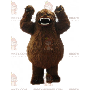 Καφέ κοστούμι μασκότ Yeti BIGGYMONKEY™. Στολή μασκότ Grizzly Bear BIGGYMONKEY™ - Μασκότ αρκούδας - BiggyMonkey.com