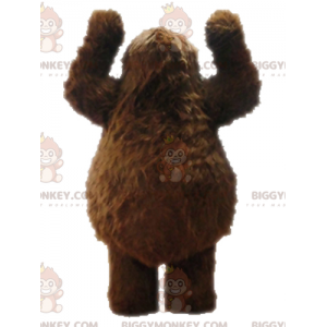 Traje de mascote marrom Yeti BIGGYMONKEY™. Traje de mascote de