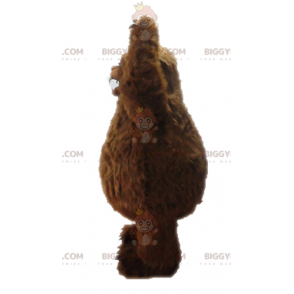 Hnědý kostým maskota Yeti BIGGYMONKEY™. Kostým maskota grizzlyho medvěda BIGGYMONKEY™ - Maskot medvěda - BiggyMonkey.com
