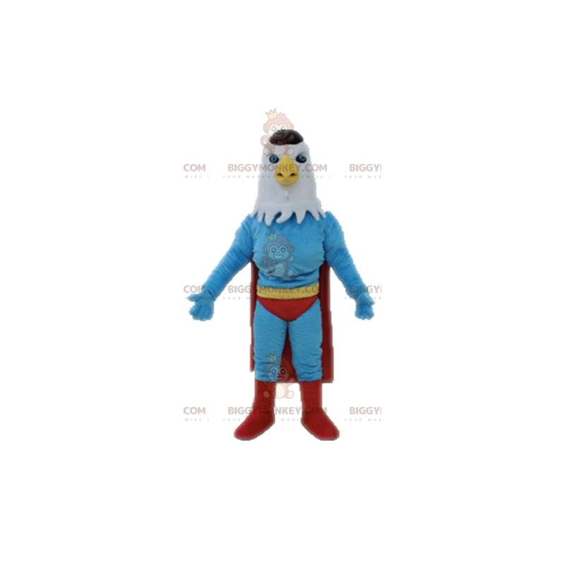 Στολή μασκότ Eagle BIGGYMONKEY™ ντυμένη ως υπερήρωας - Μασκότ πουλιών - BIGGYMONKEY_04667 - BiggyMonkey.com